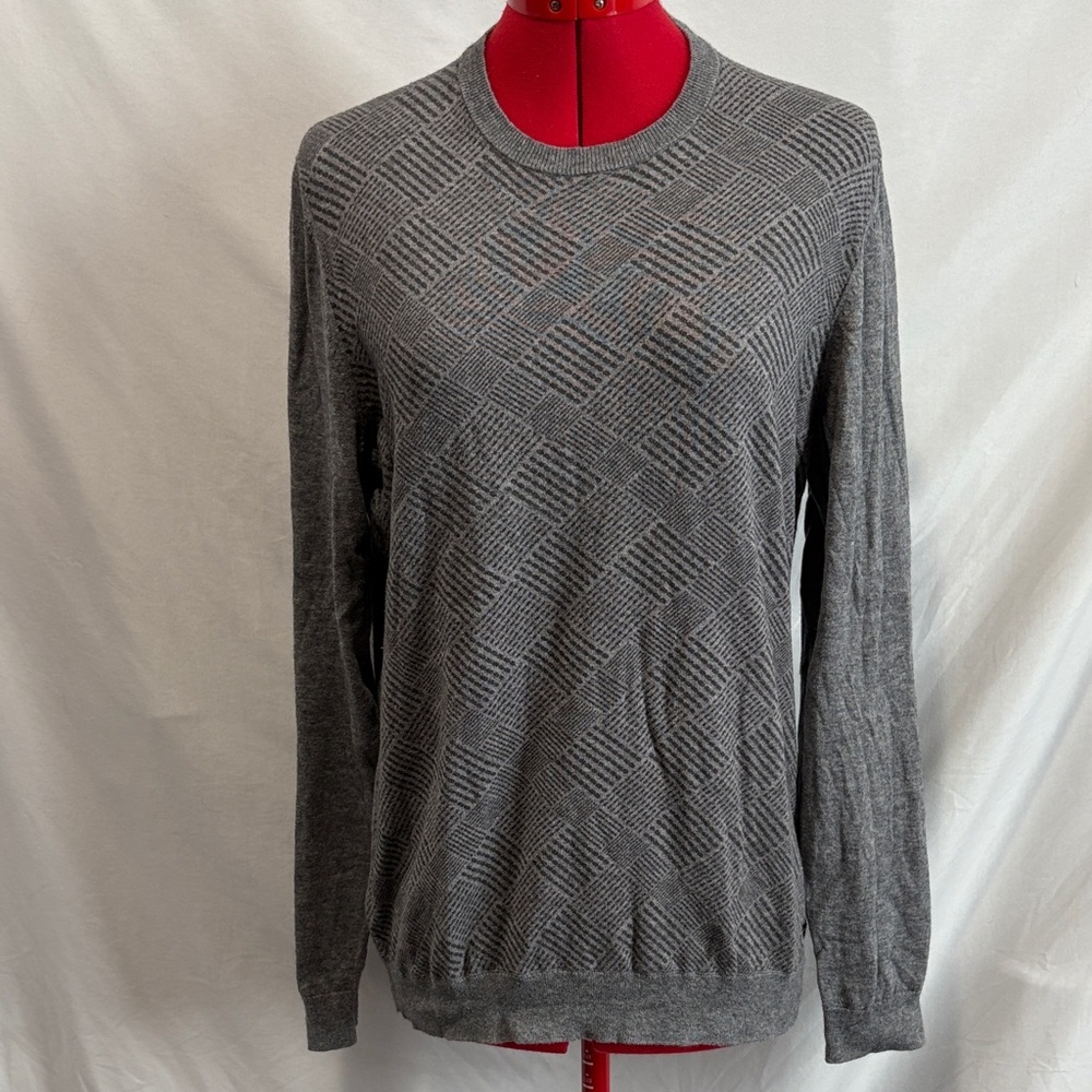 Hugo Boss Gray Patterned Sweater Women's
